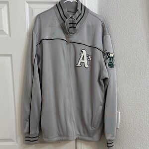 Gray 2XL Majestic Athletic Jacket gently worn